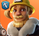 Zinman portrait with troop symbol
