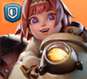 Edith portrait with troop symbol