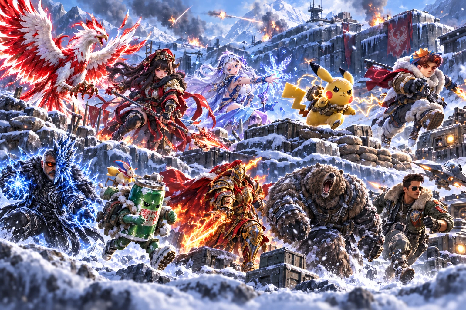 Ten profile-inspired players fighting at the northern breach